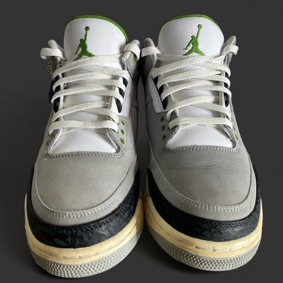 Nike Air Jordan 3 Retro Chlorophyll Men’s Size 10.5 136064-006 - Picture 4 of 8